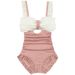 Sophie One Piece Swimsuit for Women Japanese Style High Waist Conceals Tummy Cute Sexy Instagram Style Hot Spring Resort Fresh Alluring_ecoleips.com