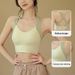 Aria Basics Aria Basics Autumn And Winter High-intensity Cross-back Yoga Tank Top For Women With Fixed Cups, Slim Fit, Color-blocking Pilates_ecoleips.com