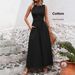 Women's Sleeveless Tie-Waist Dress - Breathable Cotton Blend Shift Dress In 8 Colors (Navy, Black, Sage Green, More)_ecoleips.com
