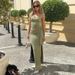 Women's Fashionable Solid Color Sleeveless Vest And High Waisted Skirt Set Simple Summer Outfit Cross Border Clothing_ecoleips.com