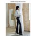 Women's High Waisted Flared Jeans Supermodel Extra Slimming Stretch Denim Black/Gray Tight Fitting Hip Lifting Autumn Style_ecoleips.com