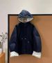 girl Designed Cotton-Padded Hooded Jacket For Women, Color-Block 2025 Autumn Winter Cotton Coat, Trendy Cool Style Popular_ecoleips.com