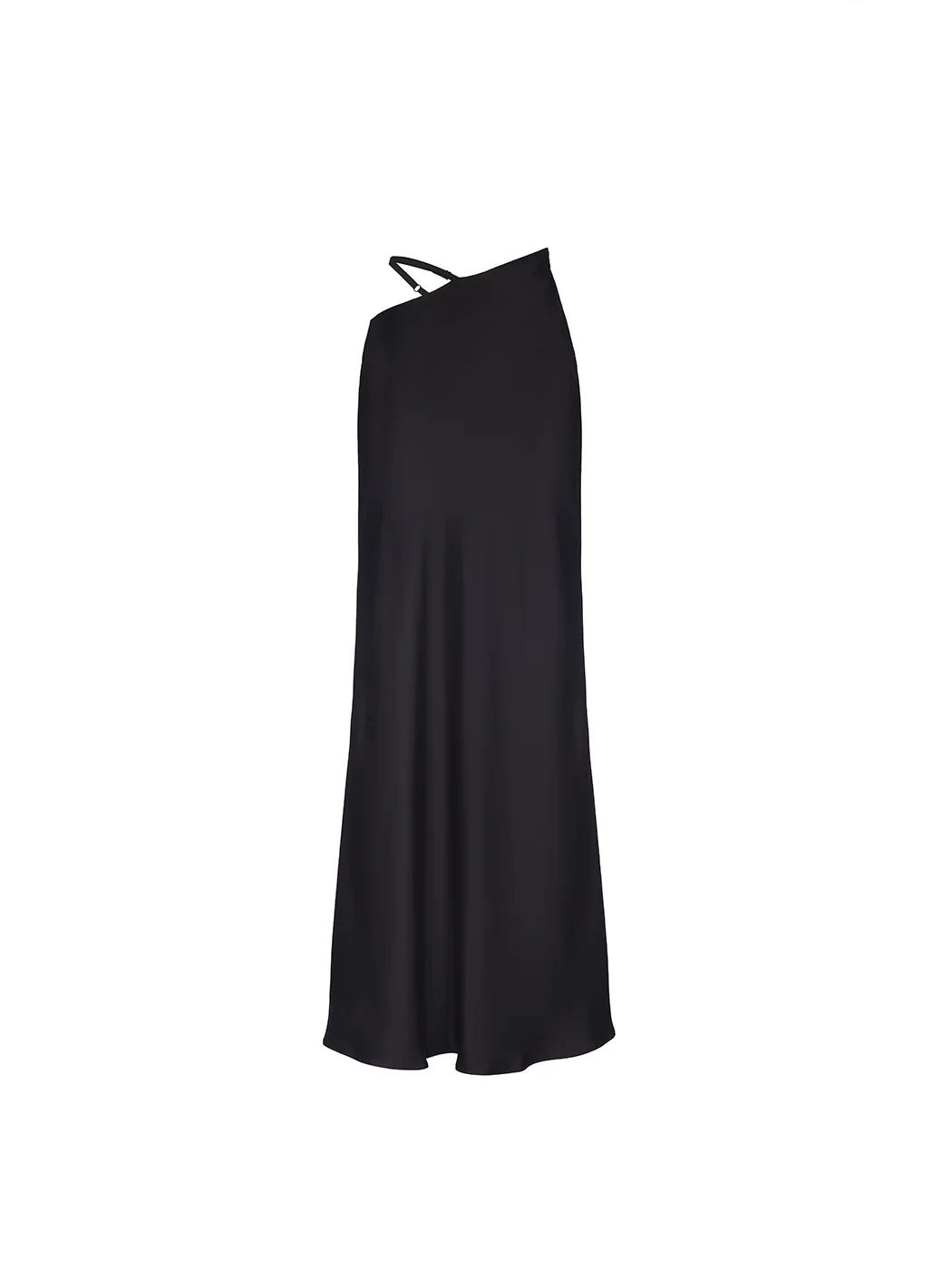 Verve Solid Color 2025 Spring Summer New Comfortable Soft Elegant Slim Fit Long Skirt For Women_ecoleips.com