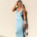 K Fashionable And Sexy U-neck Slimming Slim Fit Sequin Wrapped Hip Sleeveless Vest Dress_ecoleips.com