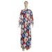 Women's Clothing Plus Size Clothes Elegant Printed Plus Size Office Dress For Women - Flowy Long Sleeve Midi Dress With Ethnic_ecoleips.com