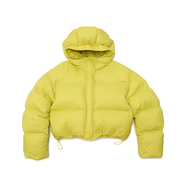 Women's Winter Puffer Jacket With Hood - RDS Certified 90% White Duck Down, Casual Bomber Coat, Water-Resistant Nylon, Multiple Colors_ecoleips.com