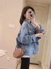 K New Casual Short Denim Jacket For Women With A Niche Design Sense_ecoleips.com