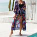 New Rayon Beach Cover-Up – Floral Print Sexy Sun Protection Kimono (One Size, 15 Tropical Designs) – Bikini Wrap For Pool & Vacation_ecoleips.com