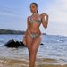 European American Printed Bikini Swimsuit Sexy Two-Piece Triangle Backless Swimwear with Underwire for Beach Vacation_ecoleips.com