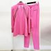 Women's Sheer Mesh Panel Blazer And Skinny Pants Suit Set, Trendy Office To Evening Outfit_ecoleips.com