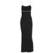 New Women's Clothing Fashion Temperament Color Matching Suspender Tight Hip Elastic Dress_ecoleips.com