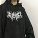 Gothic Oversized Hoodie Long-sleeve Harajuku Sweatshirt Women, Aesthetic Hip-hop Retro Fleece Top For Women_ecoleips.com