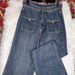 Women's Clothing Fashion Brand Heavy Duty Double Layer Chain High Waist Wide Leg Pants Jeans For Women Light Blue_ecoleips.com