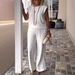 Women's Clothing Solid Color Round Neck Sleeveless Top And Pants Set_ecoleips.com