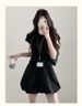 K New Fluffy Floral Bud Half Skirt For Women With A High Waist And Slimming A-line Ballet Pants Skirt_ecoleips.com