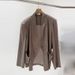 Women's Sophisticated French Single-Button Blazer Elegant Asymmetrical Front Long Sleeve Open Cardigan Style Loose Fit Jacket_ecoleips.com