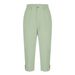 Women's Solid Color Cargo Pants Button Waistband Capri Pants with Rolled up Cuffs England Style Fashion for Spring/Autumn Summer_ecoleips.com