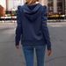 2025 European And American Autumn Winter New Fashion Turn-Down Collar Hooded Solid Color Long Sleeve_ecoleips.com