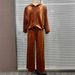 Elegant Gold Velvet Sleeveless Jacket & Pants Set - Stylish Casual Outfit For Teens & Adults (XS-XXL)_ecoleips.com