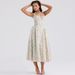 Cross-Border New High-End European And American Women's Fashion Sexy Halter Floral Dress Long Slim Vacation Style Gown_ecoleips.com