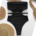 Women's Sexy One-Piece Swimsuit - Slimming Nylon Swimsuit With Cover-Up (Pure Color, European & American Fit)_ecoleips.com