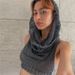 Aria Basics Aria Basics 2022 Autumn Fashion Trend Women's New Hooded Sleeveless Cropped Knitted Solid Color Inner Sweater_ecoleips.com