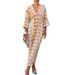 2026 Spring New Collection: Cross-Border European And American Foreign Trade Women's Clothing - Elegant Printed V-Neck_ecoleips.com