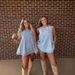 Women's Summer Casual Sleeveless Denim Dress And Shorts Set New Style for Spring Autumn Fashion Comfortable Clothing_ecoleips.com