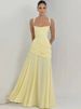 Blifanbo Elegant Ruched Sexy Maxi Dress Women Bodycon Backless Sleeveless High Waist Solid Club Party Long Dress Spring Summer_ecoleips.com