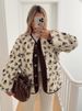 Floral Fleece Cotton Coat for Women Sweet Fresh Warm Comfortable New Autumn Winter 2025 Style Cross Border European American_ecoleips.com