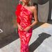 Women's Clothing Summer Temperament Slim Sleeveless Three Dimensional Flower Sexy Dress_ecoleips.com