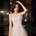 Strap Evening Dress For Women High-End New Model Luxurious Elegant High-Class Birthday Banquet Host Socialite Annual_ecoleips.com