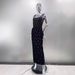 Women's Clothing Takeaway 2 Color Shiny Hot Diamond U Neck Sleeveless Hip Wrapped Tight Bandage Long Dress Celebrity Party Dinner_ecoleips.com
