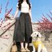 Gray Cargo Jeans for Women High Waist Wide Leg Casual Cropped Pants Slimming High Street Loose Fit New Summer Lazy Style_ecoleips.com