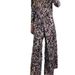 2025 Autumn New Casual Loose V-neck Solid Color Split Dress And Pants Two-piece Set For Women_ecoleips.com