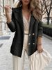 Kk Women's Short Textured Casual Top Long Sleeved Jacket New Style_ecoleips.com