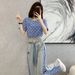 New European Style Women's Sports Casual Set Summer Fashion Wide Leg Pants Two Piece Outfit Hot Selling_ecoleips.com
