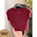 Women's Trendy Short Sleeve T-Shirt round Neck Design for Spring And Summer Fashionable Top_ecoleips.com