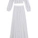 Women's Clothing Women's Two Piece Swimsuit Cover Up With Off-Shoulder Sleeves And High Slit Skirt For Formal & Casual_ecoleips.com