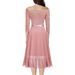Women's Clothing Spring And Summer New Lace Snow Like One Shoulder Dress Evening Dress_ecoleips.com