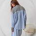 2025 New Autumn . Women's Casual Homewear Plaid Shirt Set Pajamas Long Sleeve_ecoleips.com