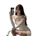 2026 European American Cross-border Autumn And Winter Women's Off-shoulder Bodycon Sexy Hollow-out Slim-fit Solid Color_ecoleips.com