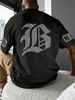 Men's Summer Casual Fashion Cotton T-Shirt Short Sleeve Simple Outdoor Top for European And Middle Eastern Markets_ecoleips.com