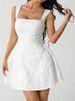 Women's Dresses Summer New Streetwear Fashion Tank Sleeve A-Line Dress Solid Sexy Club Party Female Backless Dresses Clothing_ecoleips.com