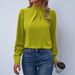 Aria Basics Aria Basics Foreign Trade European And American Women's Clothing Independent Site 2025 Shirt Autumn New Satin Fashion Long_ecoleips.com