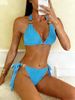 Solid Color Bikini Swimsuit Female Sexy Tether Tight Body Swimsuit Beach Vacation Swimsuit Swimsuit_ecoleips.com