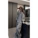 Piece Tweed Matching Set For Women, Button Up Loose Jacket And Wide Leg Trousers, Comfortable Outfit For Everyday, Streetwear & Weekend_ecoleips.com