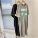 Women's Short Sleeved Dress Summer New Oversized Loose Printed Casual Dress_ecoleips.com