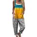 Daisi Kuo European And American Cross-border Independent New Printed Loose Casual Overalls For Women_ecoleips.com