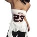 Women's Strapless Digital Print Ruffled Trim Camisole Summer Top Slimming American Hot Girl Style Outerwear_ecoleips.com